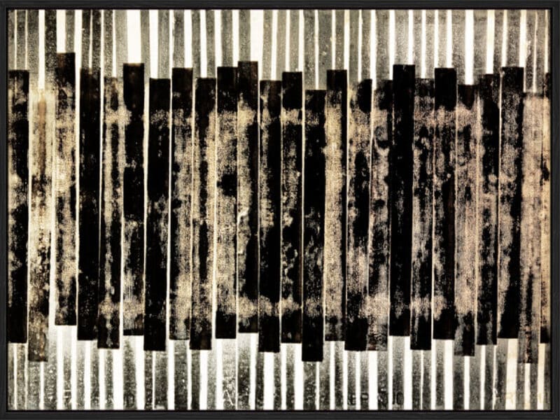 Sign 5. - Canvas Gallery Black