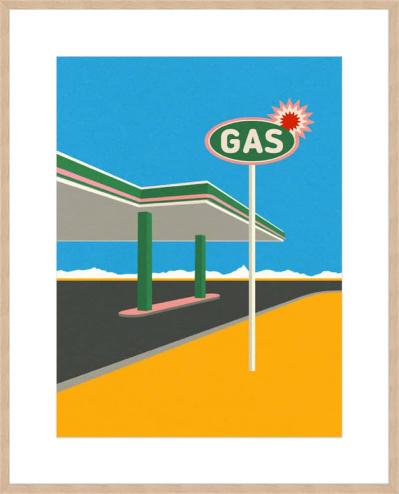 Spark Gas Station - 10cm Mount Board Box Natural