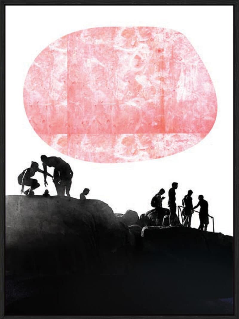 Sunrise Beam - Canvas Gallery Black