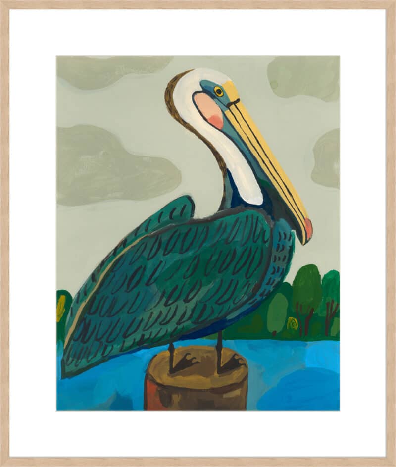 The Pelican - 10cm Mount Board Box Natural