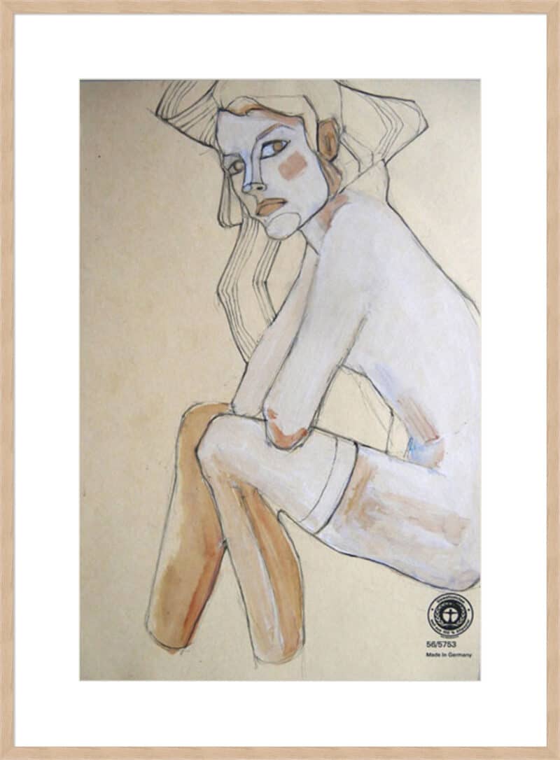 Under my Skin - 10cm Mount Board Box Natural