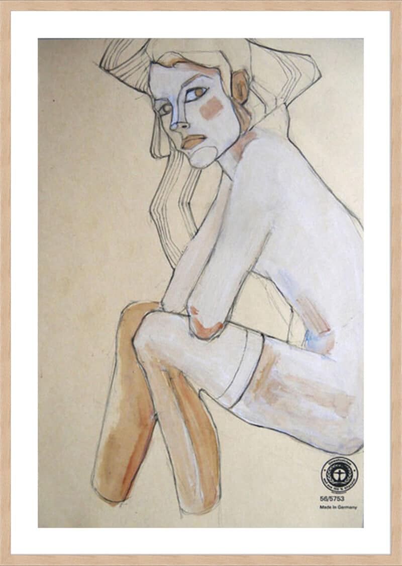 Under my Skin - 5cm White Border Box Natural