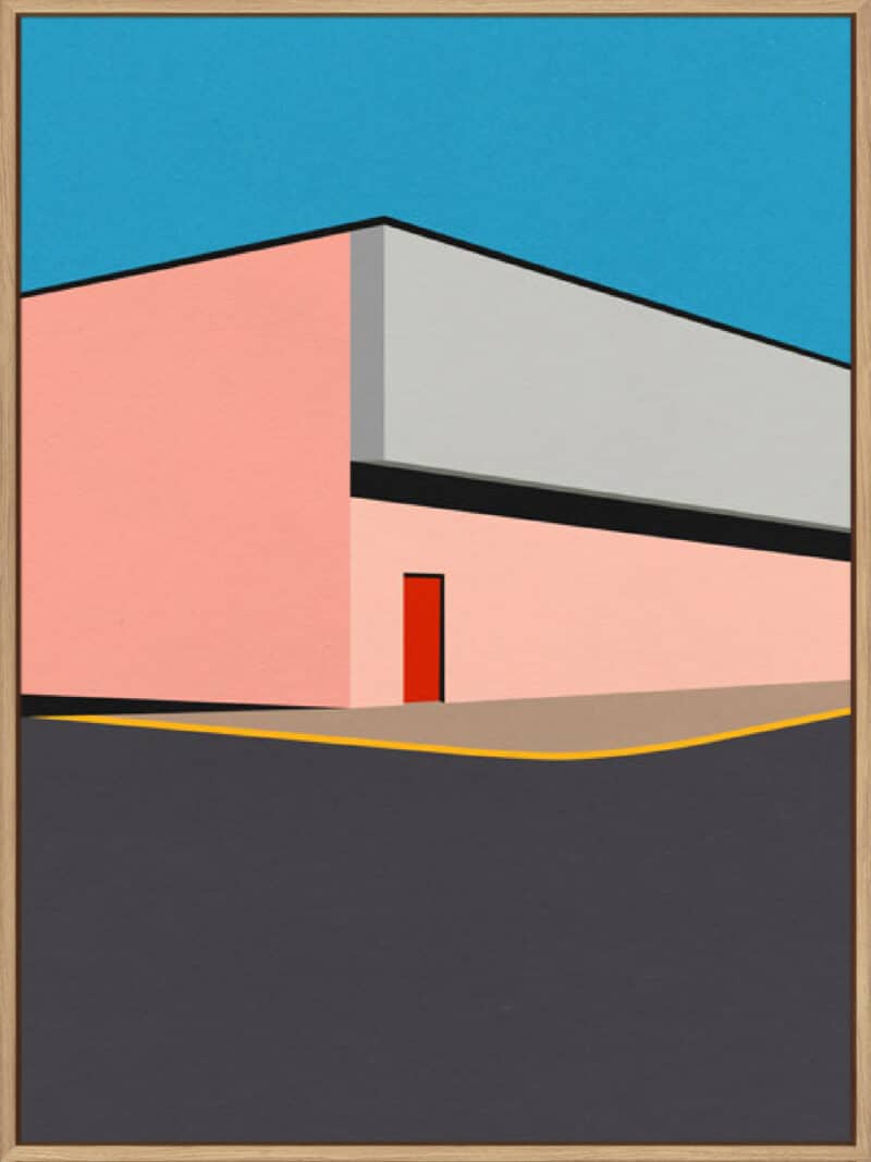 Warehouse Illustration - Canvas Gallery Natural