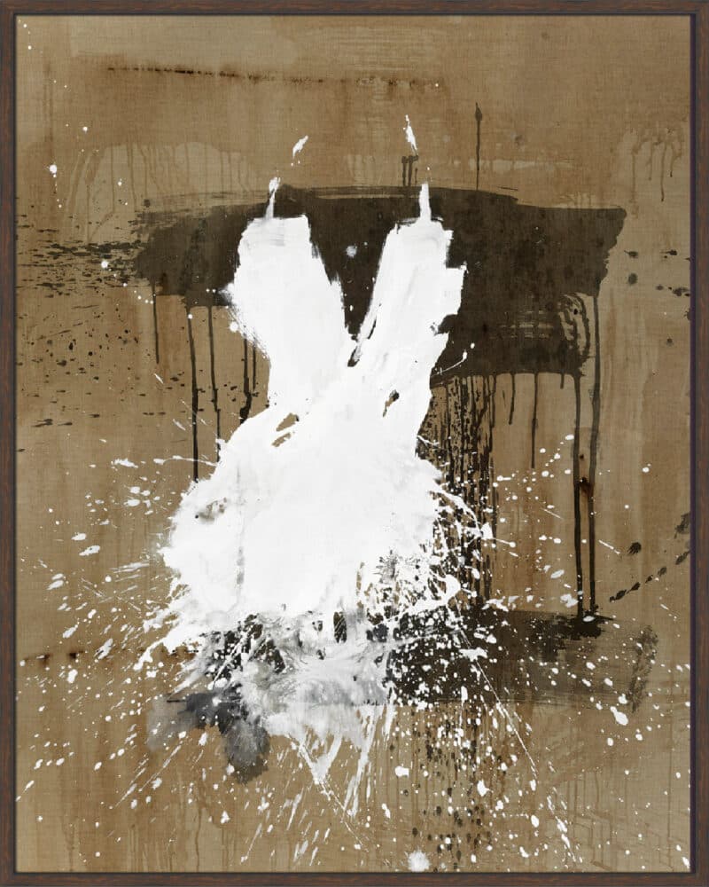 White Dress 1 - Canvas Gallery Walnut