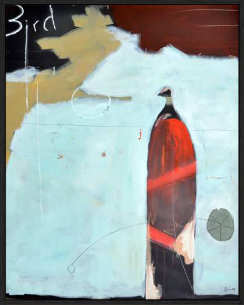 Wirebird II - Canvas Gallery Black