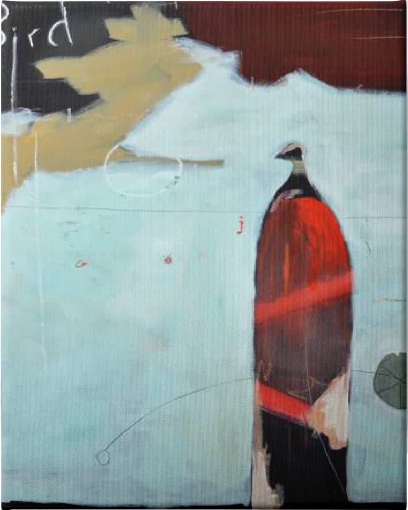 Wirebird II - Unframed Canvas Unframed Canvas