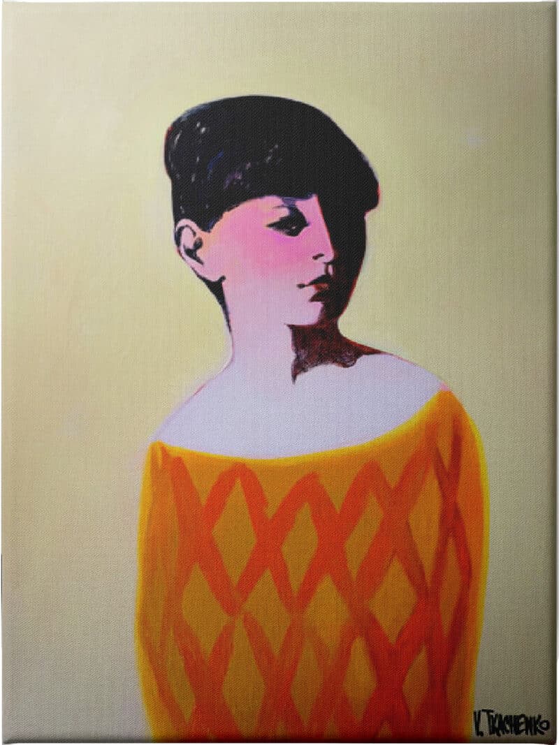 Yellow Pullover - Unframed Canvas Unframed Canvas