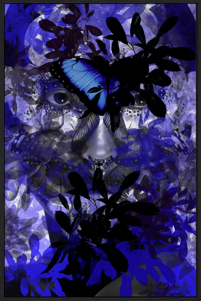 Zoe Blue - Canvas Gallery Black