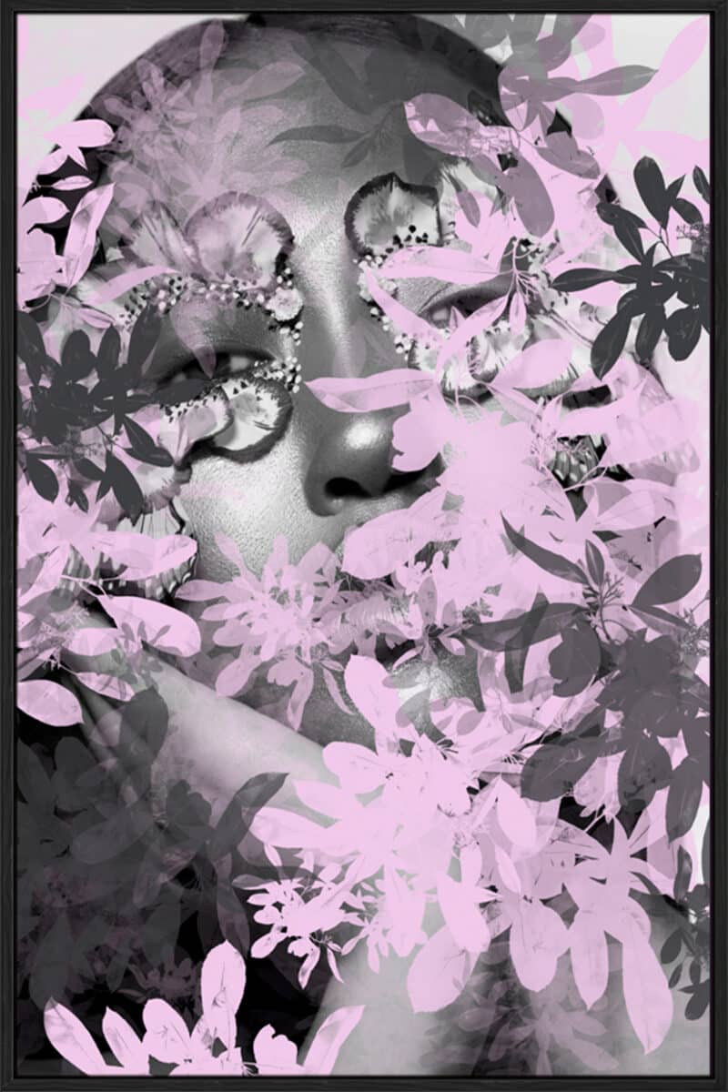 Zoe Pink - Canvas Gallery Black