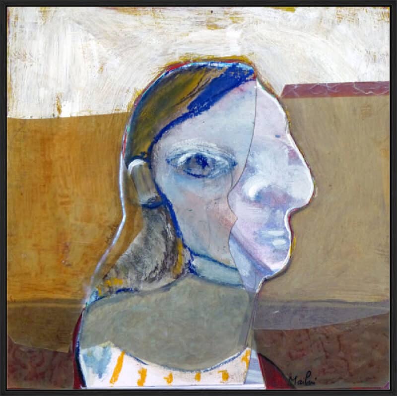 portrait carrAc - Canvas Gallery Black