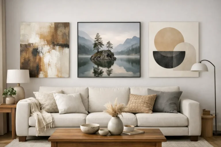 Best Artwork for Above Sofa Spaces