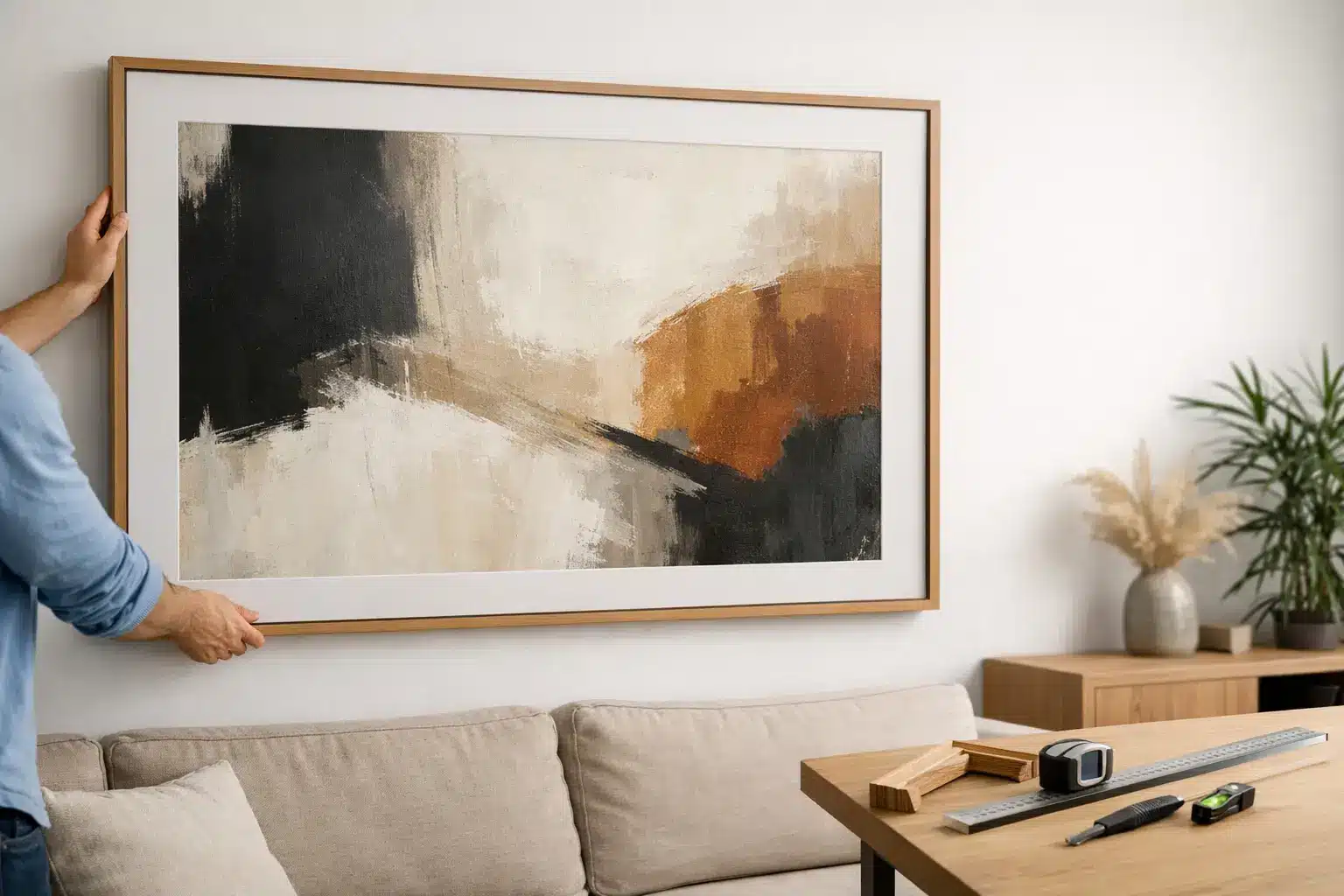 How to Frame Oversized Artwork Well