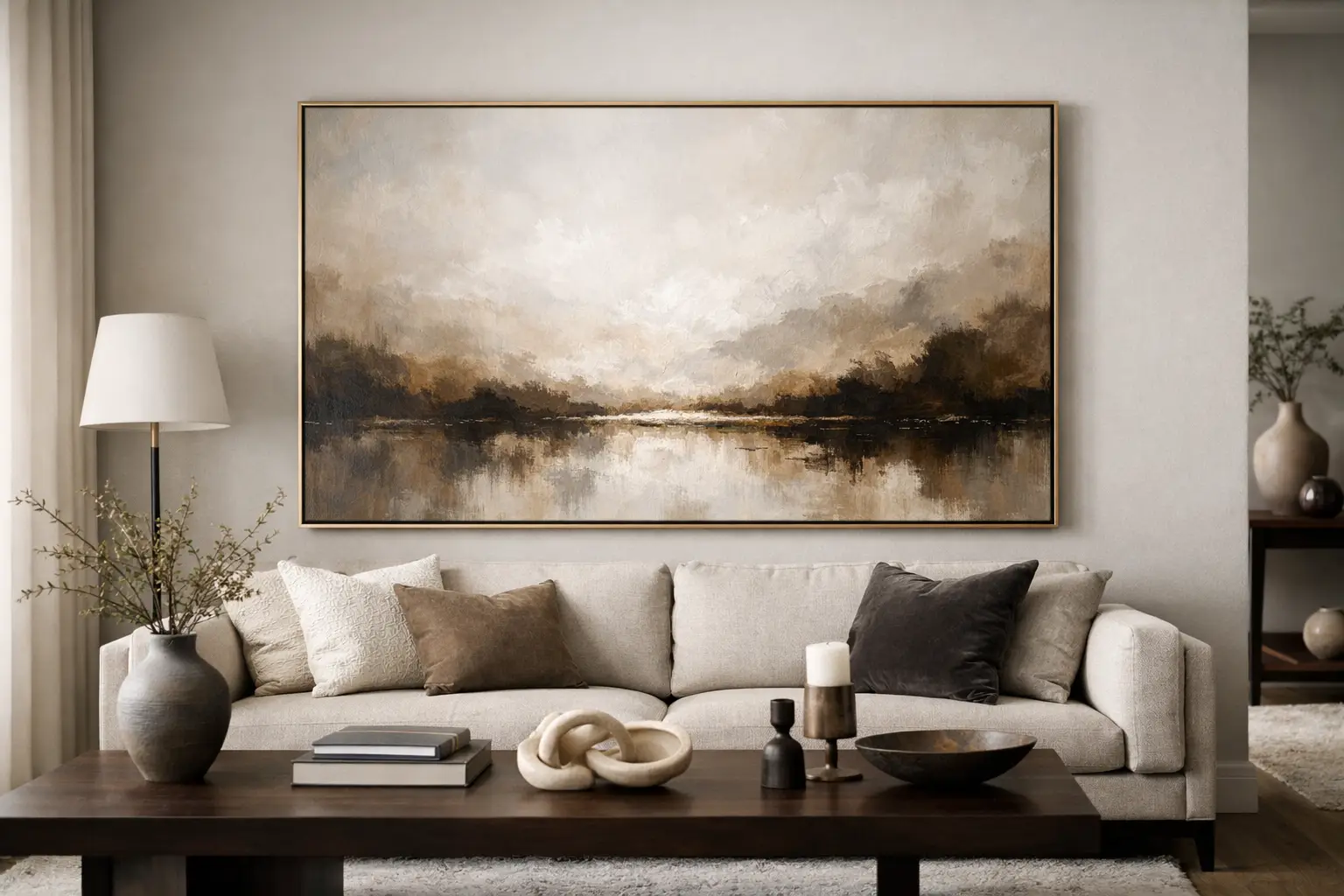 How to Style Large Wall Art for a Refined Home