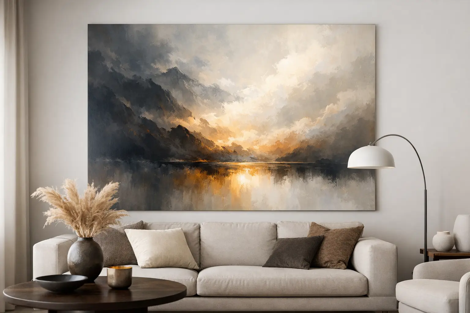 Oversized Wall Art That Elevates a Room
